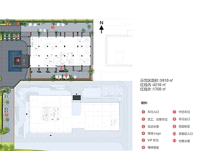 东盟总部基地展示区景观