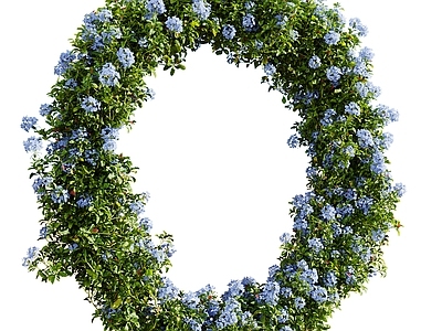 绿植花圈