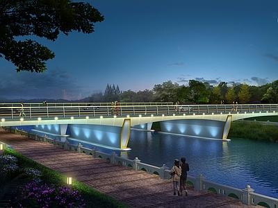 现代公路大桥 过河大桥