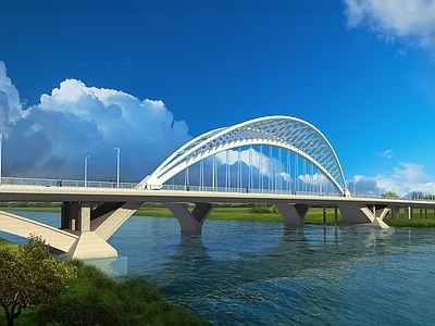 现代公路大桥 跨河跨江大桥 高架桥