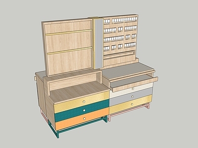 现代饰品展示货架