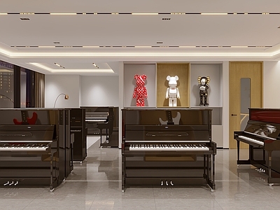 现代钢琴店 乐器店