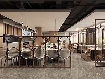 新中式火锅店 火锅椅