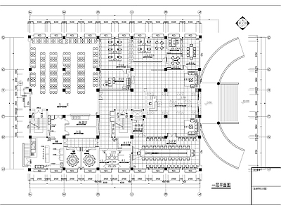 现代办公大楼施工图