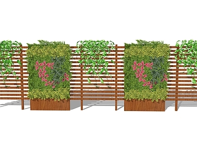 垂直绿化植物墙 墙体绿植 景观植物组合 绿植墙