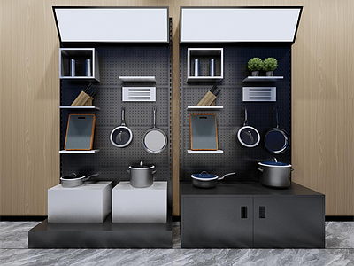 现代五金超市铁质货架展架