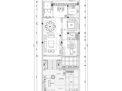 某别墅平面布置图 施工图