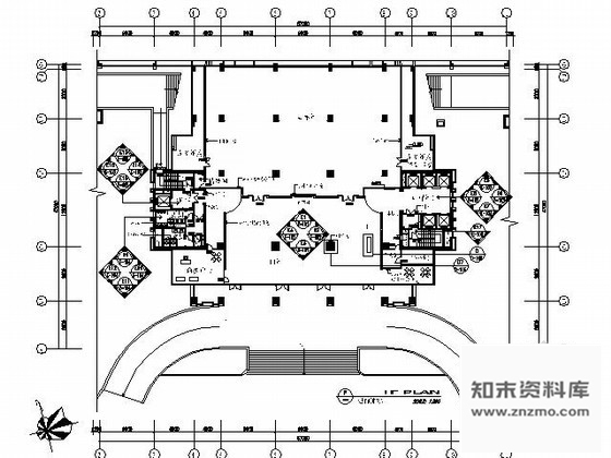 施工图现代电子科技集团科研主楼办公楼室内施工图含效果