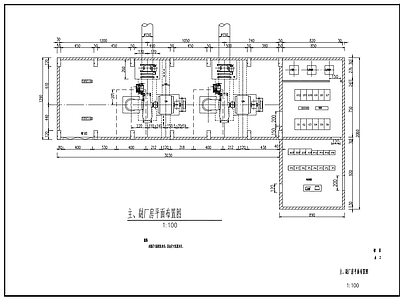 小型水电站建筑物初步设计方案图纸 施工图 工业建筑