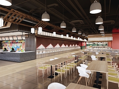 现代自助餐厅
