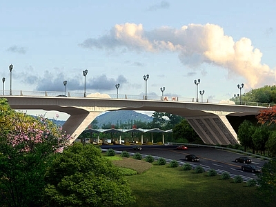 现代公路大桥 市政大桥 收费站