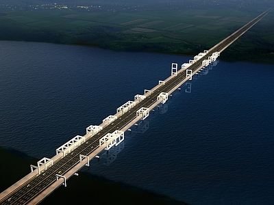 现代大桥 跨海大桥 跨河大桥 市政大桥