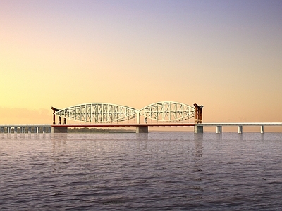 现代大桥 跨海大桥 跨河大桥 市政大桥