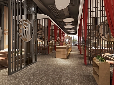 新中式火锅店