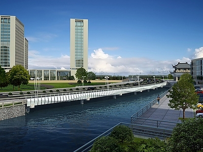 现代城市大桥 市政大桥 跨河大桥