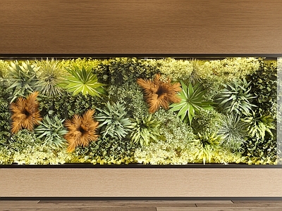 现代绿植墙