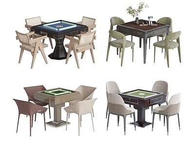 现代麻将桌 棋牌桌