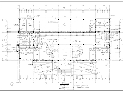 现代风格办公大楼 施工图
