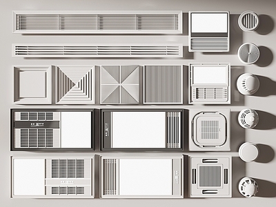 现代空调出风口 浴霸