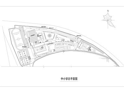 中小学平面图 施工图