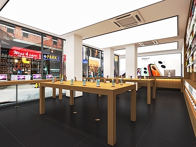 现代手机店 数码店 手机配件店 数码专卖店 展示柜 中岛展示台