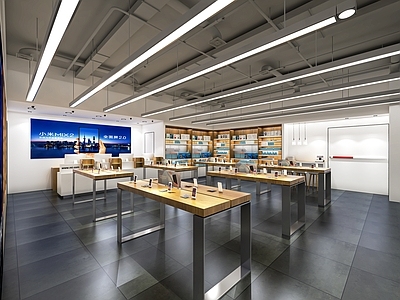 现代手机店 数码店 手机配件店 数码专卖店 展示柜 中岛展示台