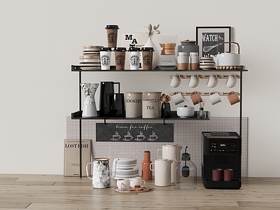 厨房用品组合 咖啡机 杯具 咖啡杯组合
