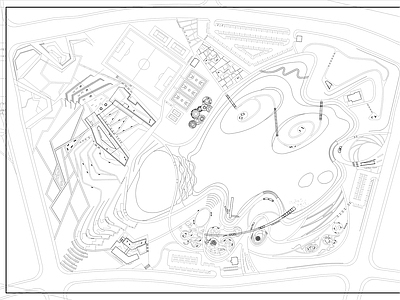 现代公园景观套图 施工图