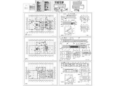 现代雪铁龙旗舰店建筑图 施工图 展销厅