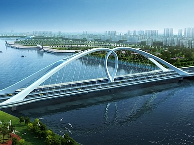 现代公路大桥 市政大桥 斜拉桥 拉索桥 跨河大桥 吊桥 异形桥