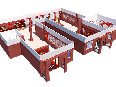 现代党建展厅展馆