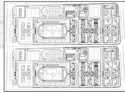 现代简约学校景观方案 施工图