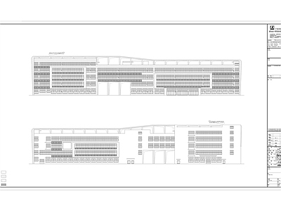 厂房外立面 施工图 工业建筑