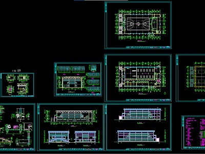 体育馆CAD 施工图