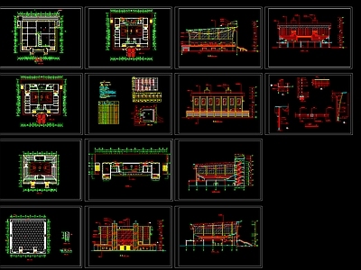 体育馆建筑CAD 施工图