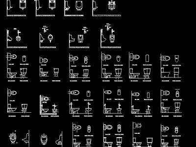 坐便器 施工图