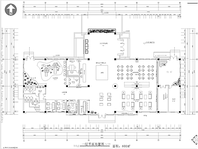 现代简约翡翠公馆售楼部CAD 施工图