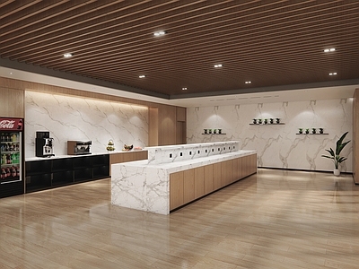 现代酒店自助餐厅 自助餐台 食物
