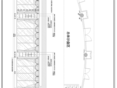 现代售楼处 施工图