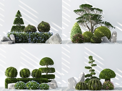 植物堆 灌木绿植