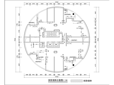 南昌国际金融办公平面图 施工图