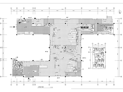 办公景观及柜体大样图 施工图