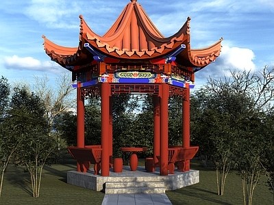 中式亭子