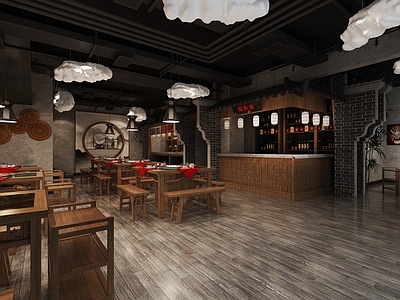 中式火锅店