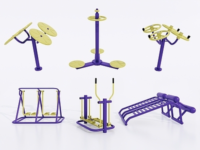 广场健身器材 运动器材组合 户外健身器材 太极轮 太空漫步 扭腰器