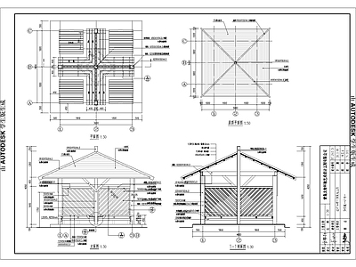 木屋 施工图 自建房