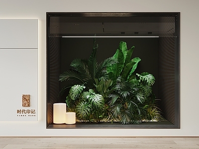 植物堆 地灯