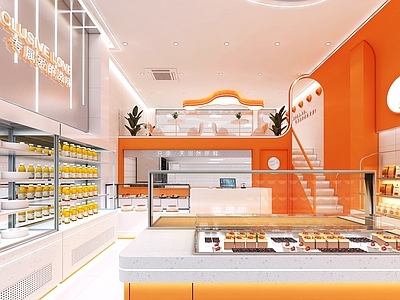 现代蛋糕店 烘焙店