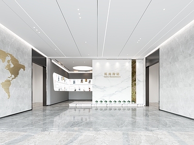 现代公司大堂