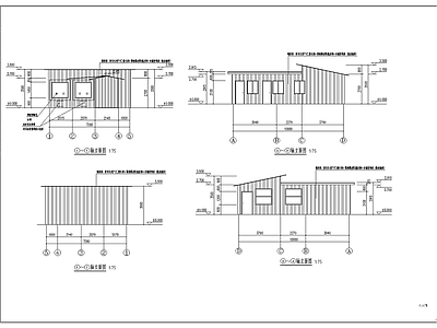 钢结构临时核酸点建筑 施工图